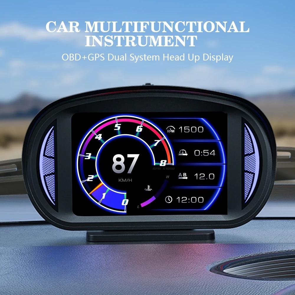 Geyiren P2  ÷, OBD2 GPS HUD , ڵ º ǻ ˶,   µ ͺ з, ڵ  